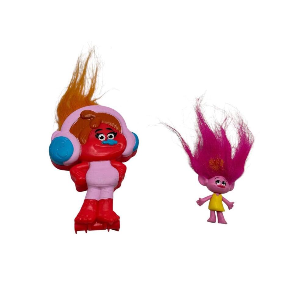 DreamWorks Trolls Figures Set Of 2 DJ Suki & Poppy Hasbro